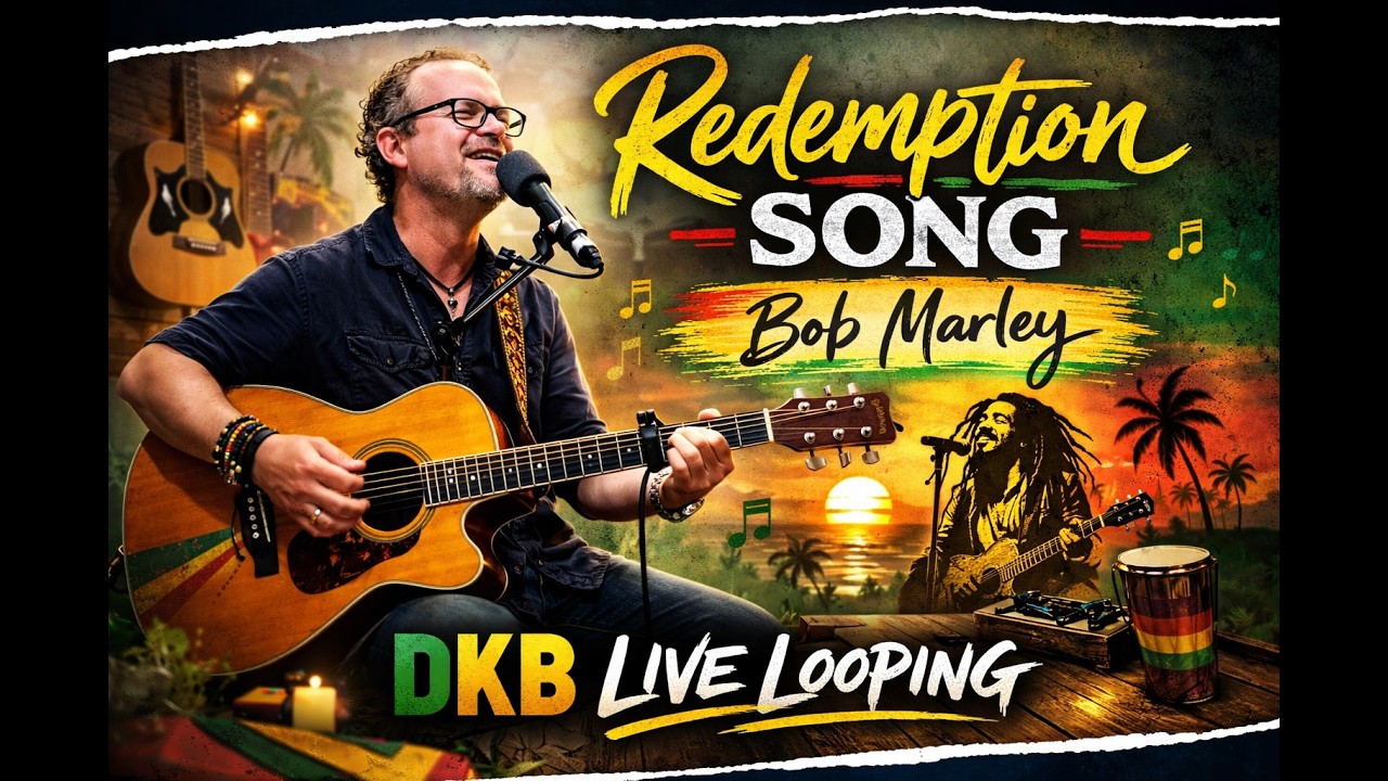 Redemption song - Bob Marley (acoustic cover) | David K Butler (DKB Live)