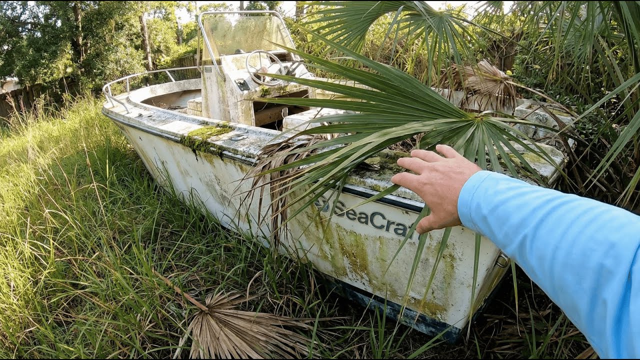 Abandoned 1972 SeaCraft Back to Life: Complete Restoration Process
