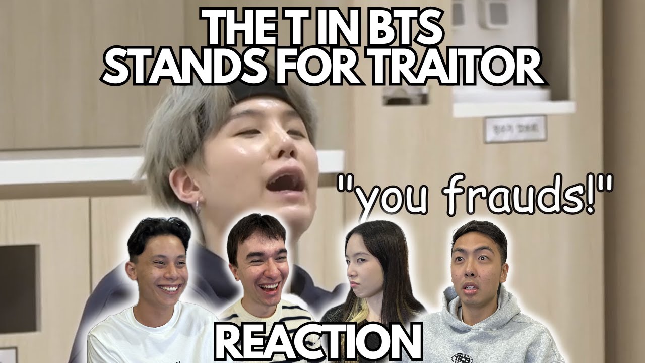 буква t в слове bts обозначает предателей РЕАКЦИЯ!!