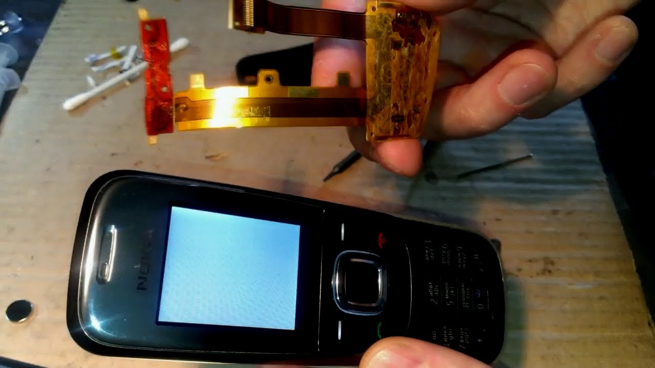 мобилка nokia 2680s \ замена шлейфа