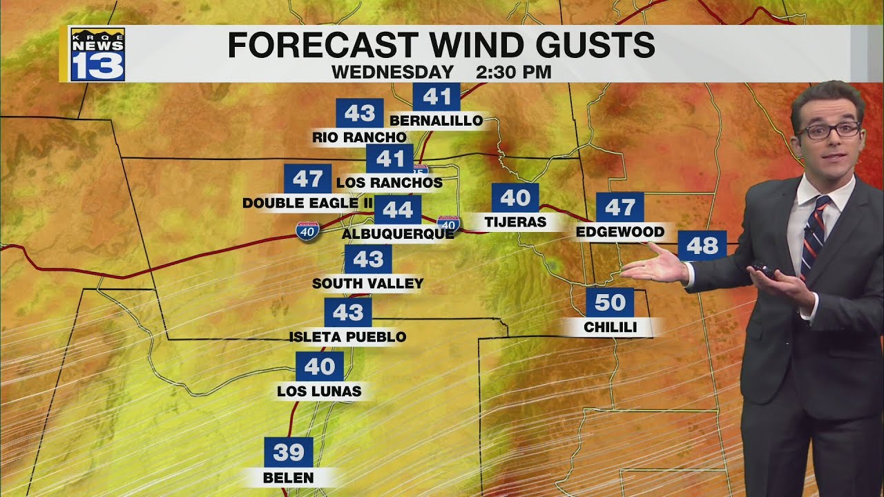 More wind & cool air with Northern New Mexico snow