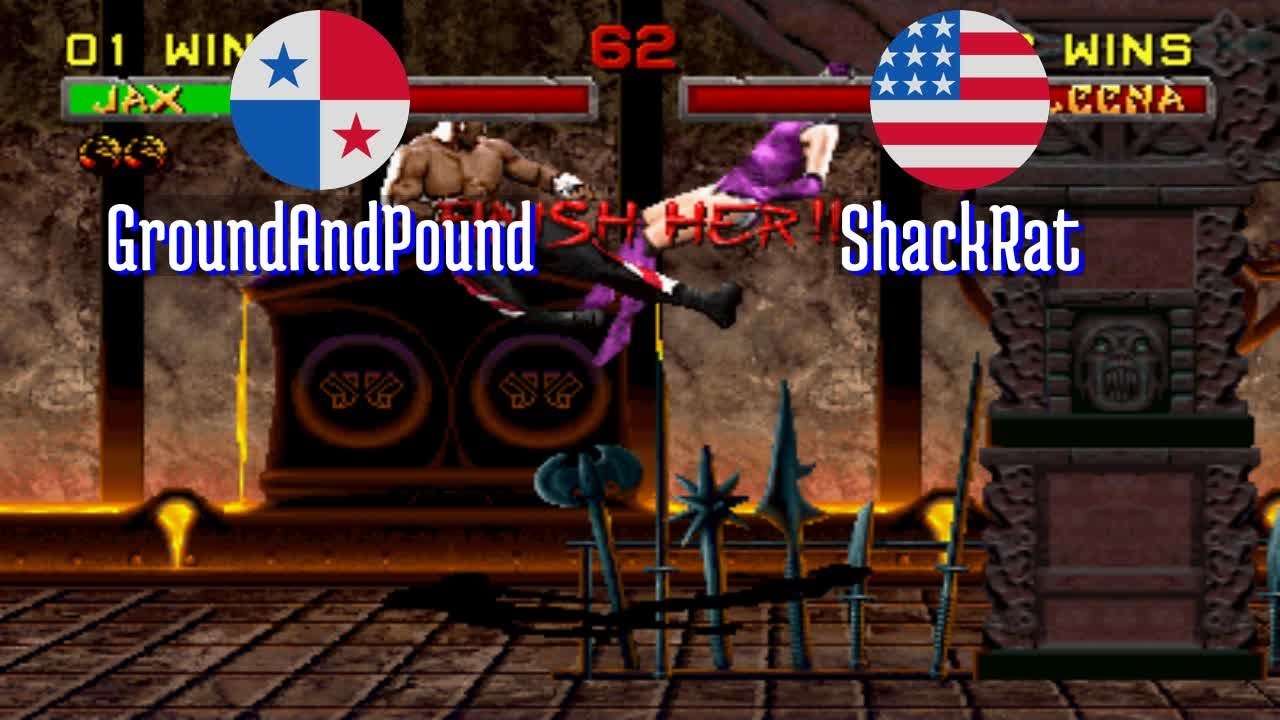 FT5 @mk2: GroundAndPound (PA) vs ShackRat (US) [Mortal Kombat 2 Fightcade] Mar 7