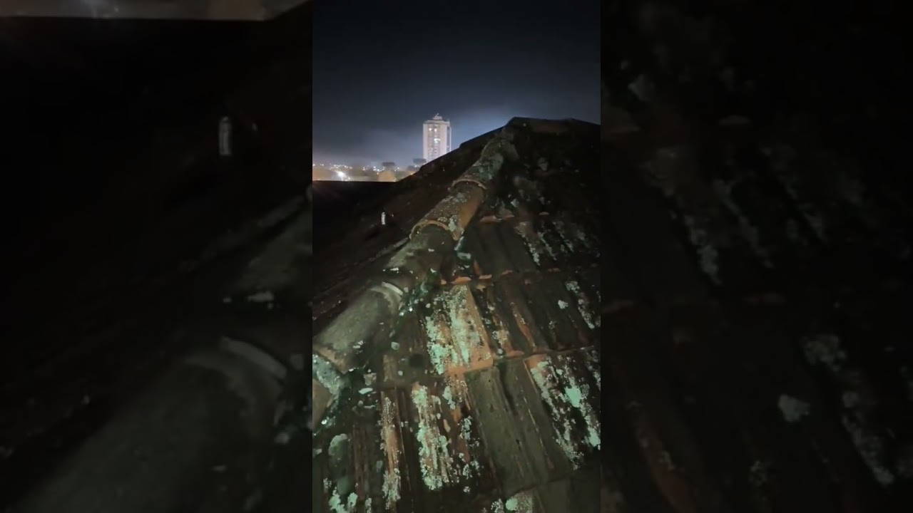 uma vista inicial bela mais um forro macabro