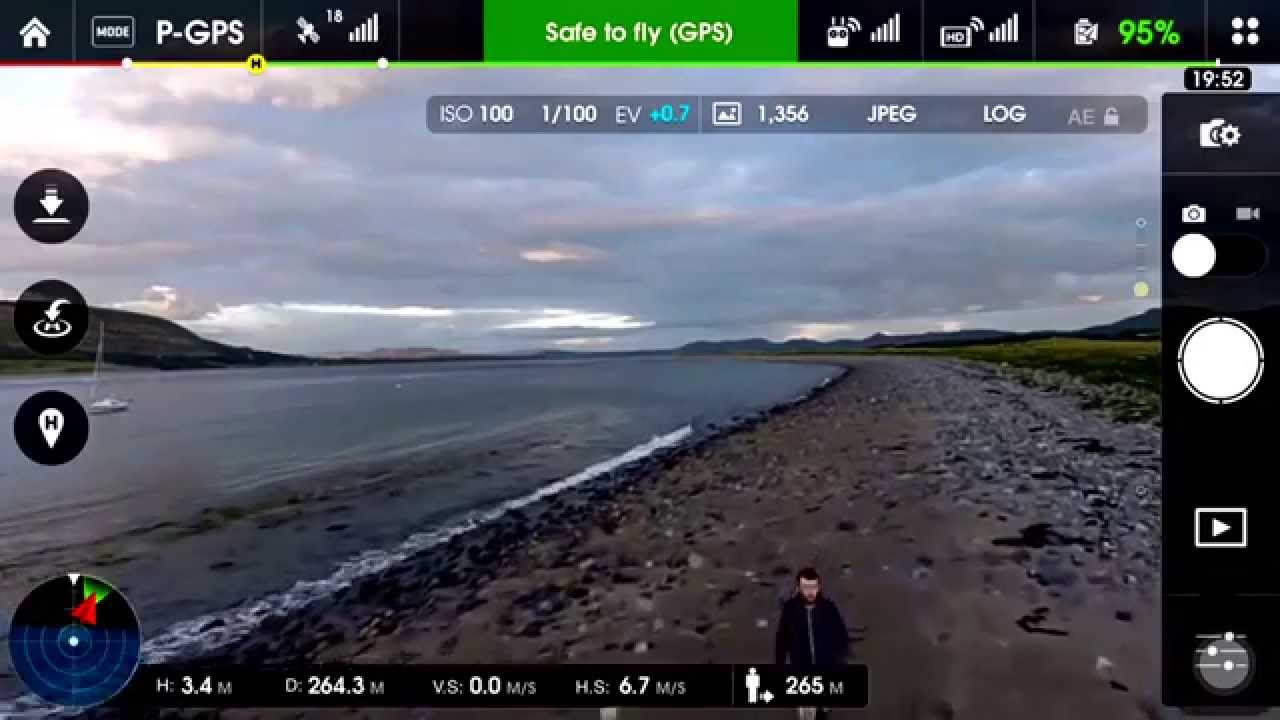 Dji Phantom 3 lost signal & return to home activated