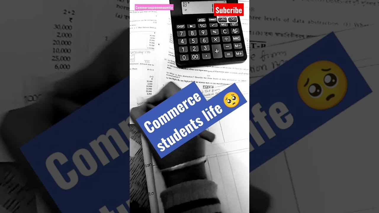 commerce students can related 🥺#commerce #motivational #hadwork #life