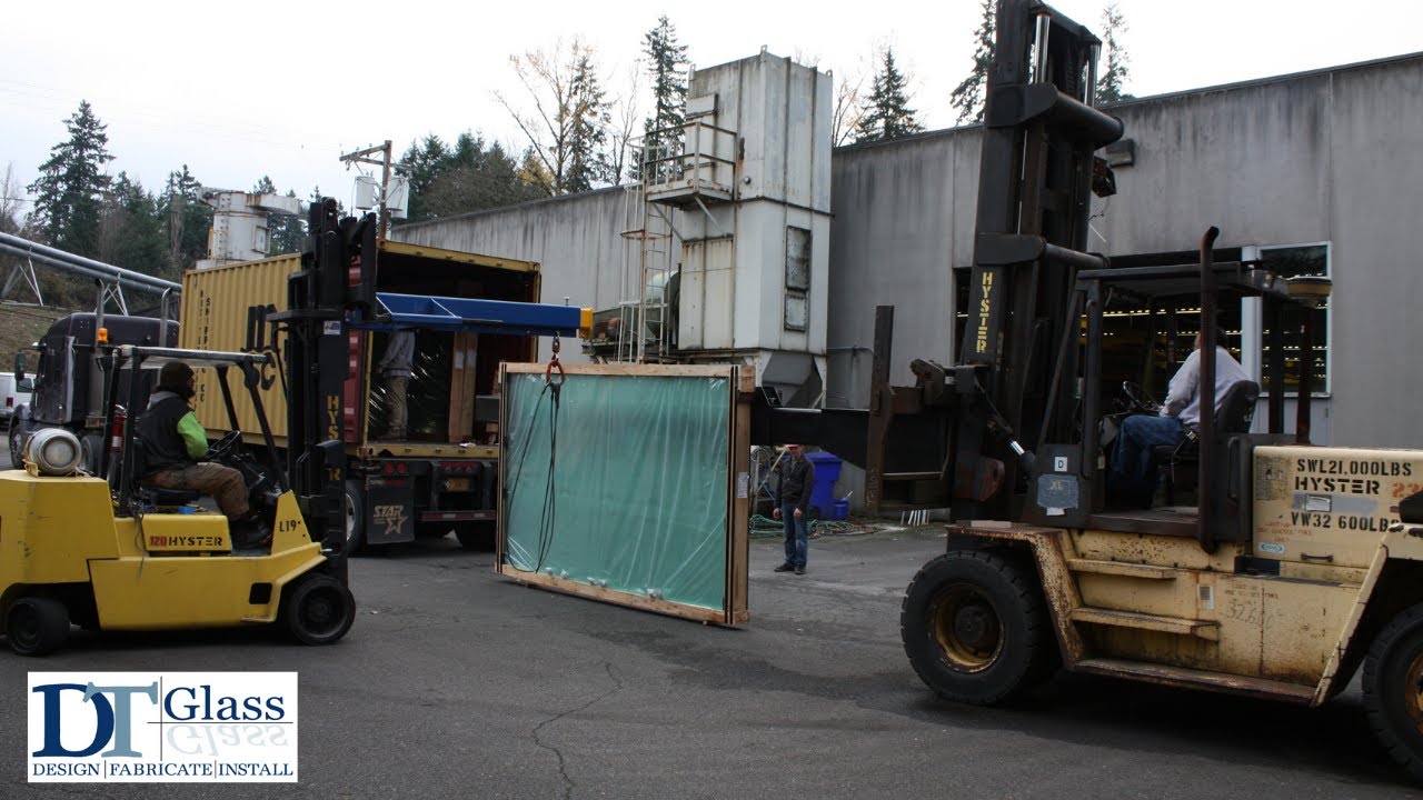Unloading our First Container