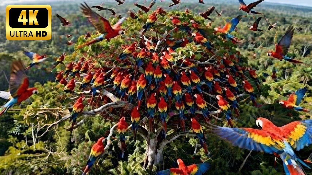 Deep Relaxing Walk with 50 Stunning Birds: Real Wilderness Sounds