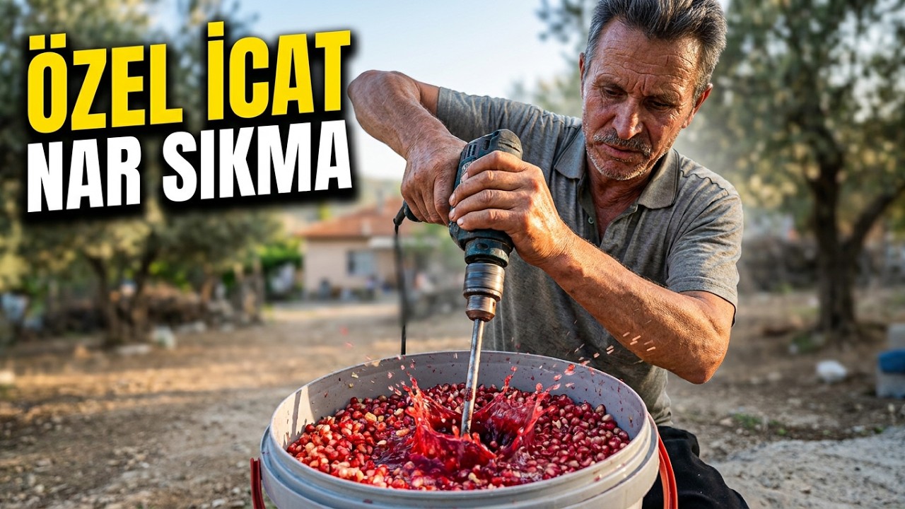 Evde En Doğal Nar Ekşisi Yapımı 🍷 Zahmetli Ama Sonuç Muhteşem!