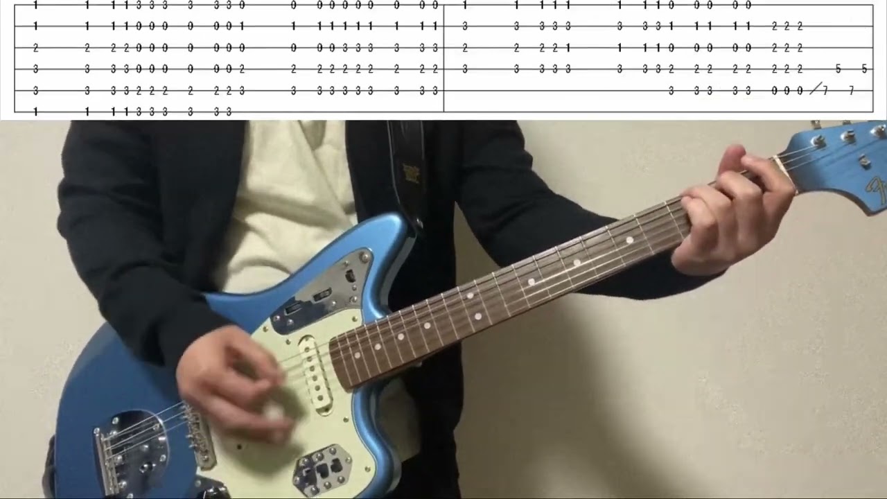 the pillows/one life（R.T.T.M! ver.）ギター弾いてみた。【guitar cover】【tab】