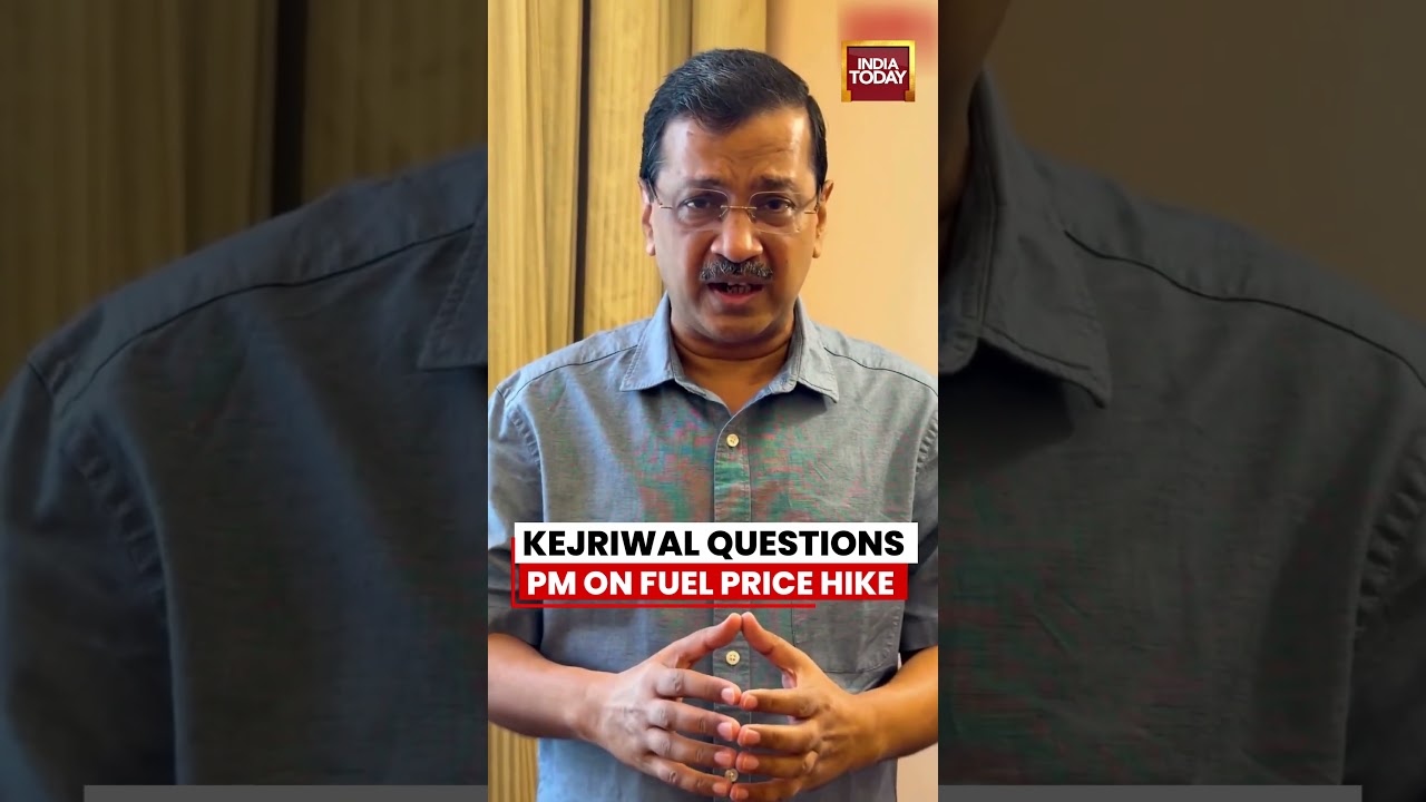 Arvind Kejriwal Attacks Government Over Petrol-Diesel Price Hike #fuelpricehike #petrolprice #aap