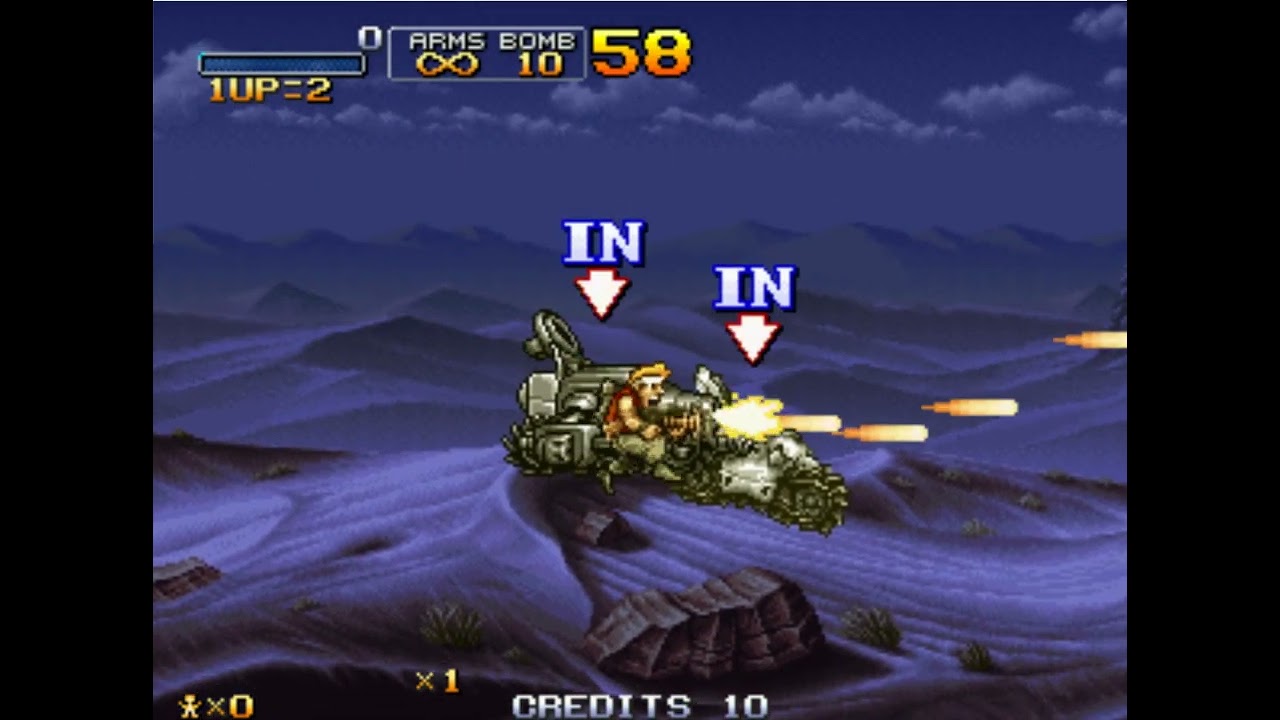 Metal Slug 5X Fangame - How to enable autofire and play