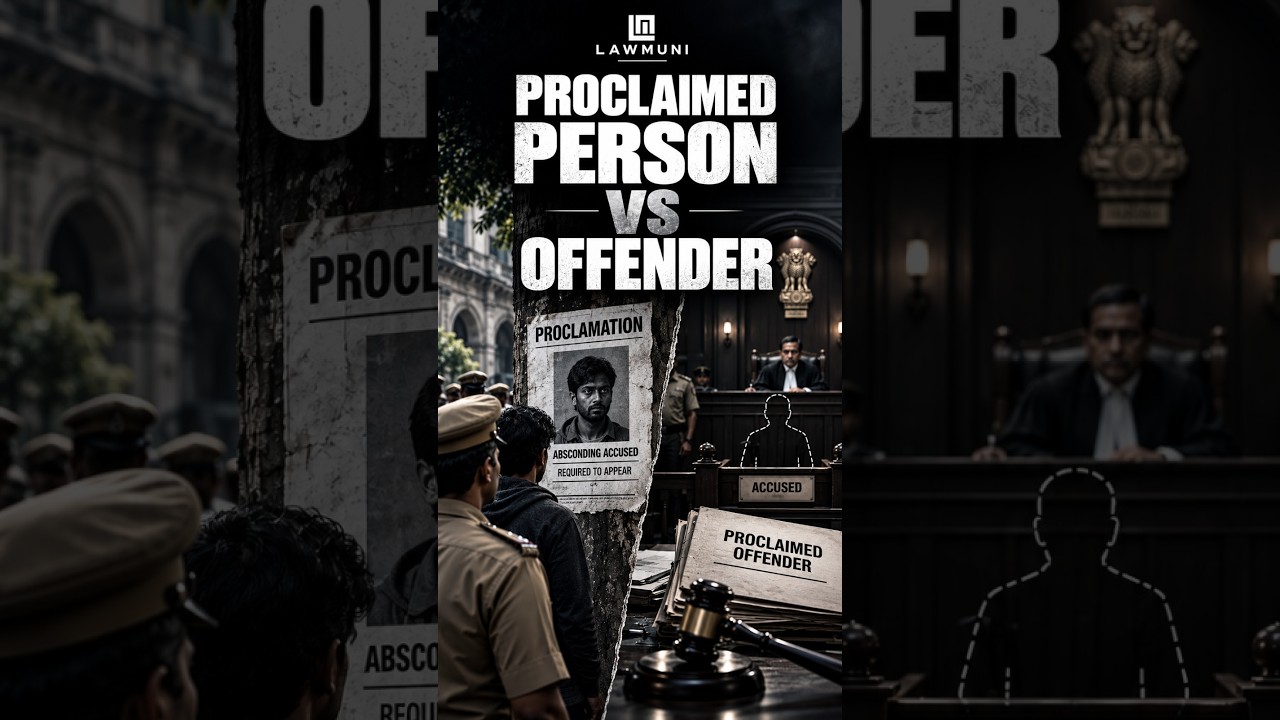 Proclaimed Person vs Proclaimed Offender | Section 84 & 356 BNSS