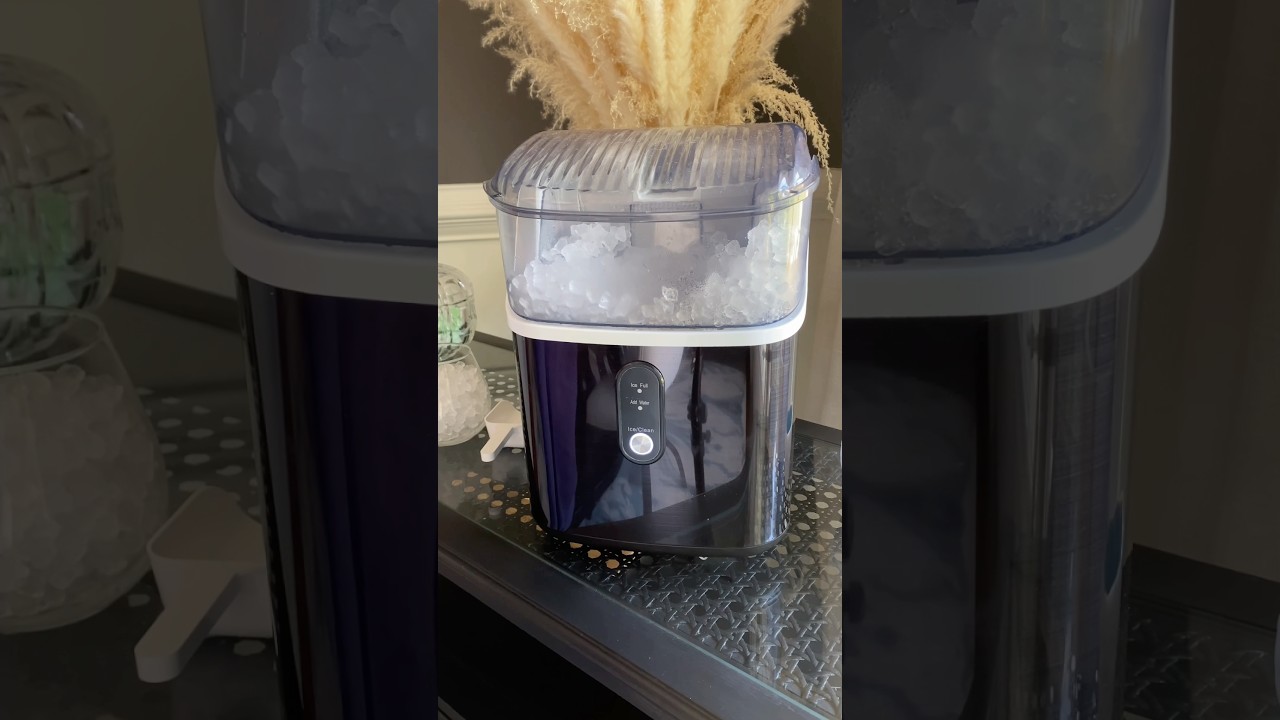Perfect Pebble Ice at Home! Kismile Nugget Ice Maker 🍹