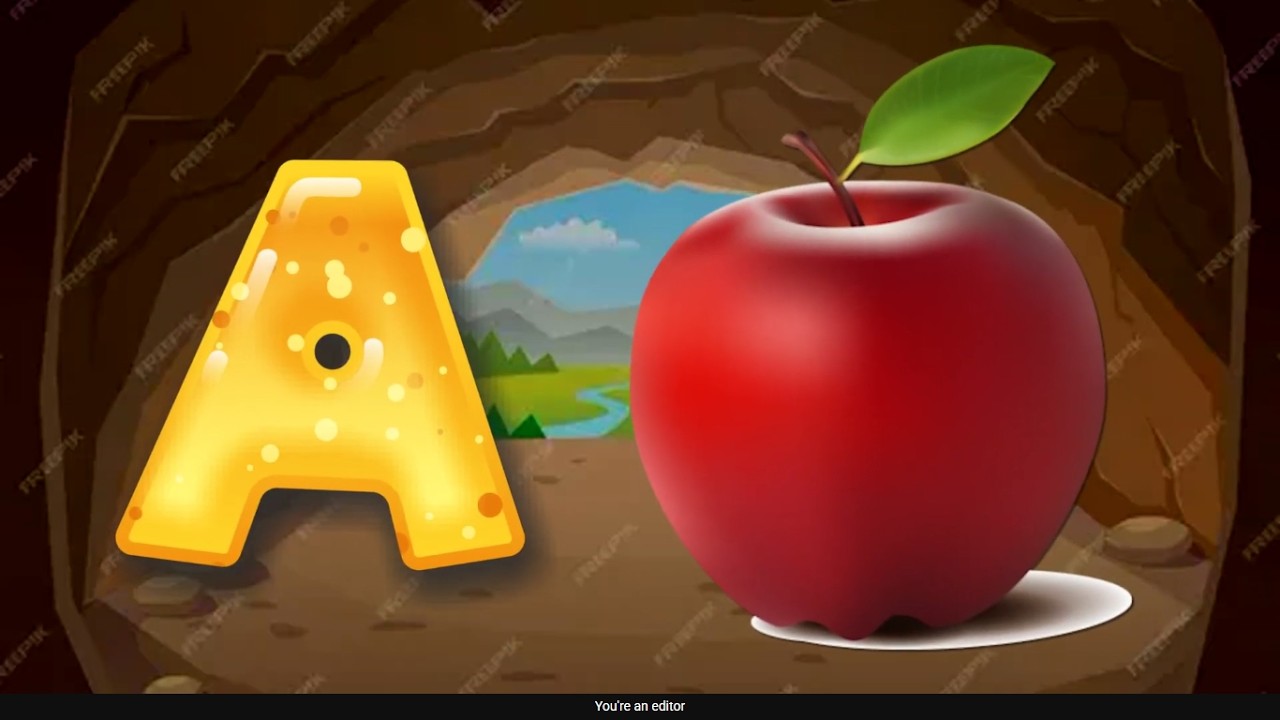 A for Apple 🍎 ABCD Song & Phonics for Kids | Learn the Alphabet 129