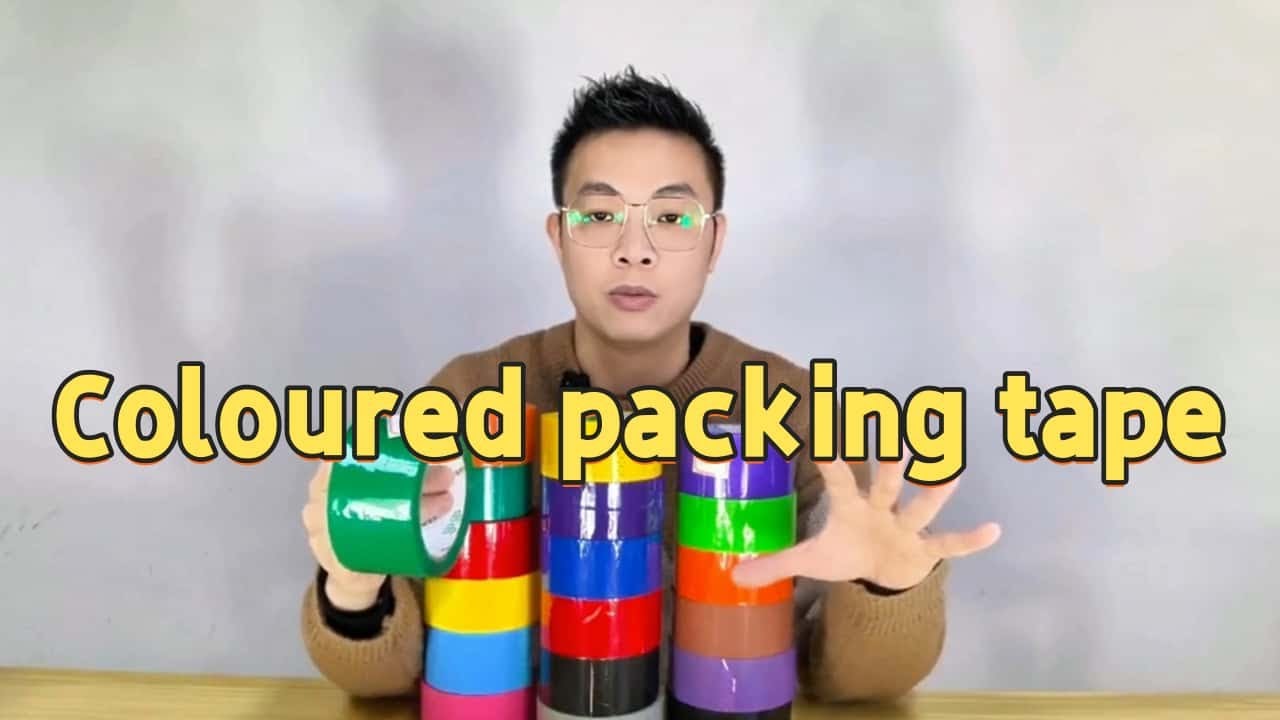 Coloured packing tape,purple packing tape,packaging tape black,color coded packing tape