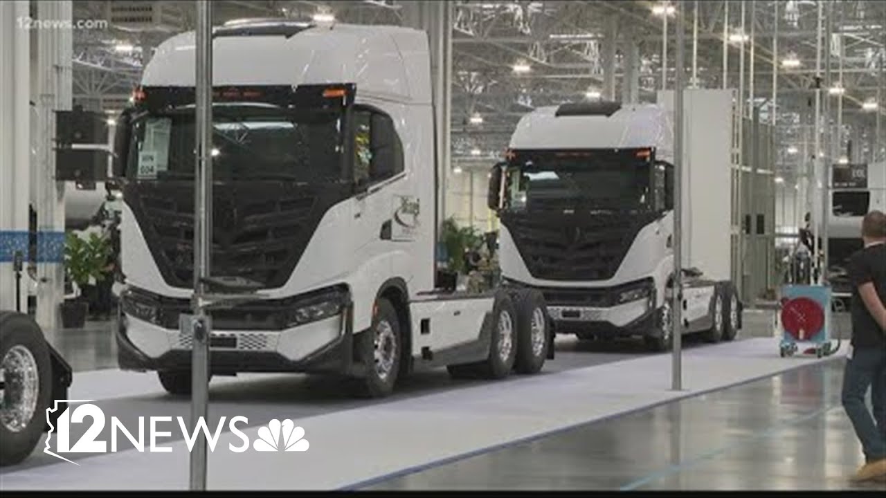 Zero-emission truck company in Arizona begins shipping semis to customers