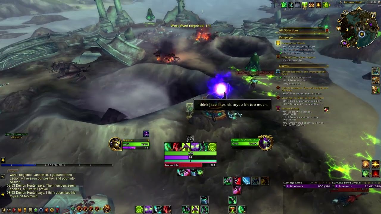 WoW War Within - Legion Remix Patch 11.2.5 Quest: Reignite the Wards