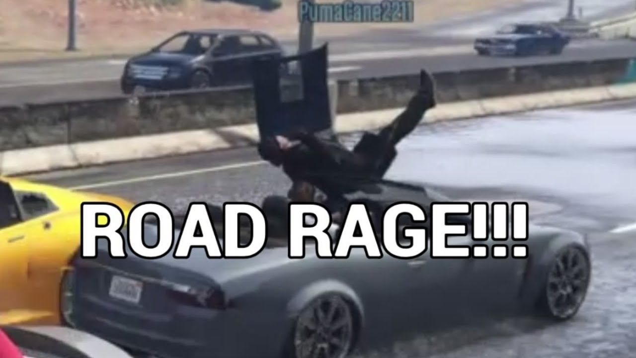 Funny rage moments from my friend in Gta Online