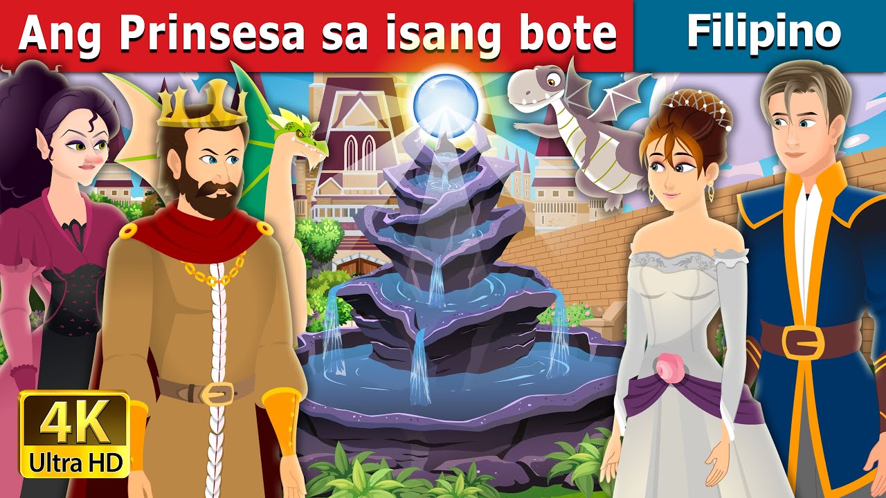 ang Prinsesa sa isang bote | Princess in a Bottle Story | @FilipinoFairyTales