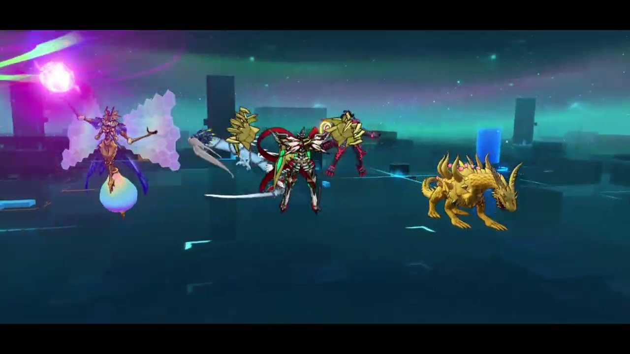 Digimon New Century - Eosmon Mega trial battles