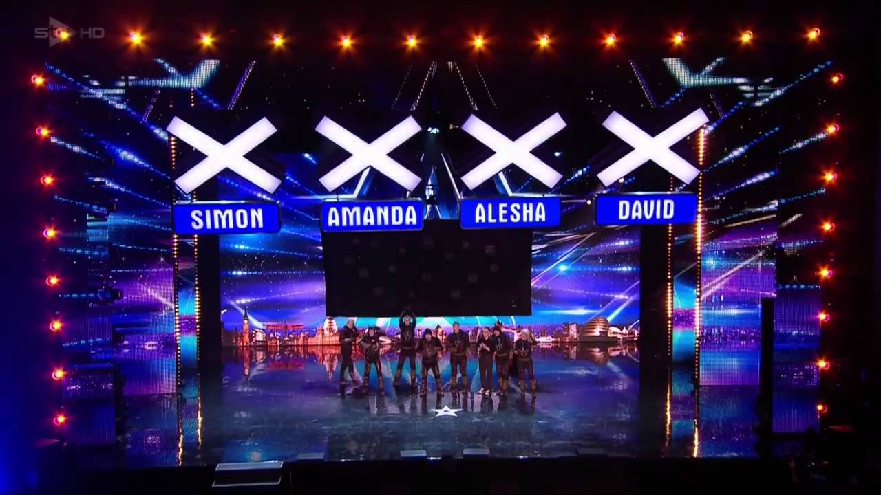 Electro Techno Dance Act   Light Balance   Britains Got Talent 2014