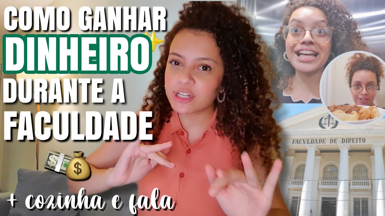 COMO GANHAR DINHEIRO NA FACULDADE | + cozinha e fala, fazendo macarrão 🍜 ✨️