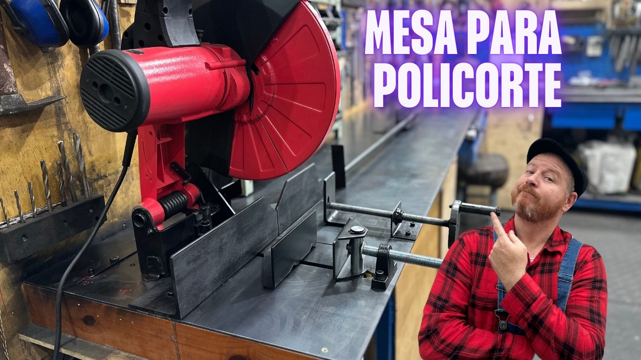 MESA PARA POLICORTE - Como fazer uma mesa para sua policorte passo a passo.