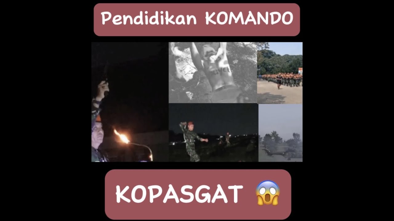 Astaga 😱😱 Pendidikan Komando Kopasgat  🔥