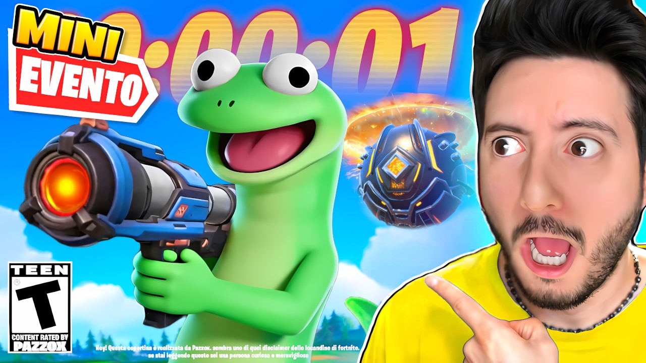 LA REAZIONE DI PAZZOX AL MINI EVENTO DEL CANNONE DEI SETTE SU FORTNITE! 🔥