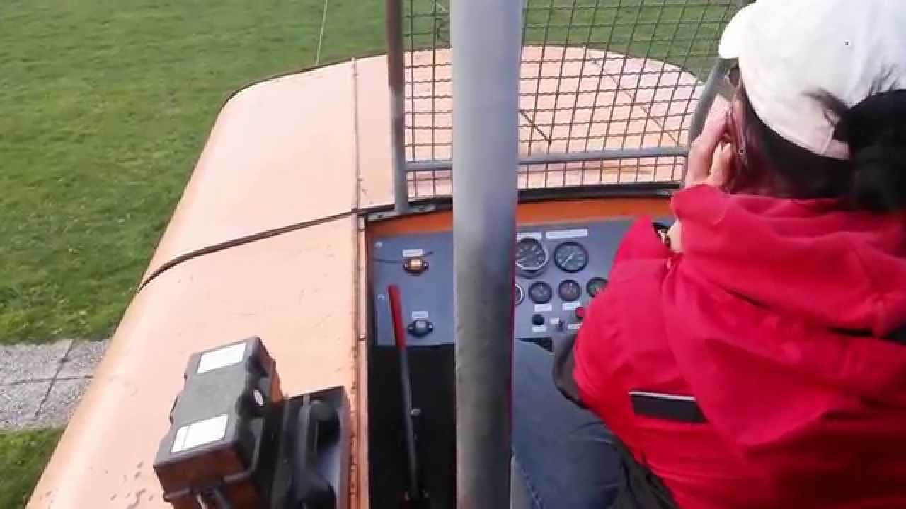 Ein Windenstart eines Segelflugzeuges