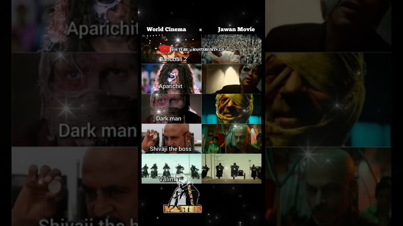 🔥 Jawan Copied This Scene? 😱 World Cinema Match!