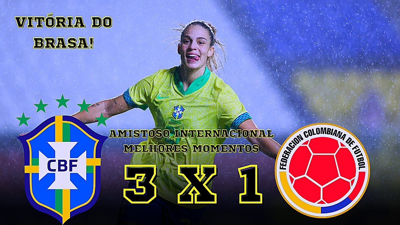 VITORIA DO BRASA! Brasil x Colômbia - Melhores Momentos - Seleção Brasileira Feminina 2024