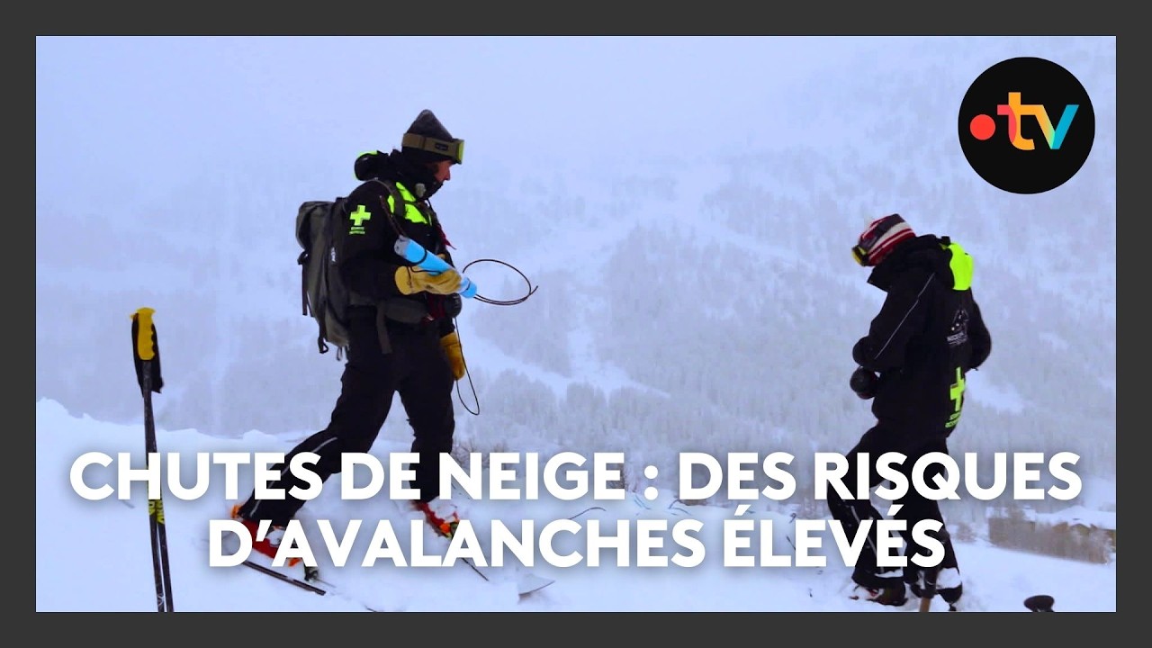 Chutes de neige : des risques d'avalanches élevés en montagne, les pisteurs sécurisent les pistes