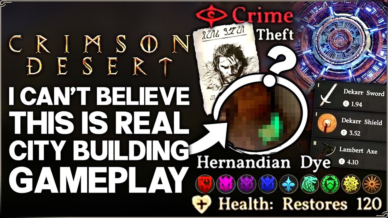 Crimson Desert Actually Lets You Do THIS!? New Gameplay Reveal, City Building & 31 IMPORTANT Details