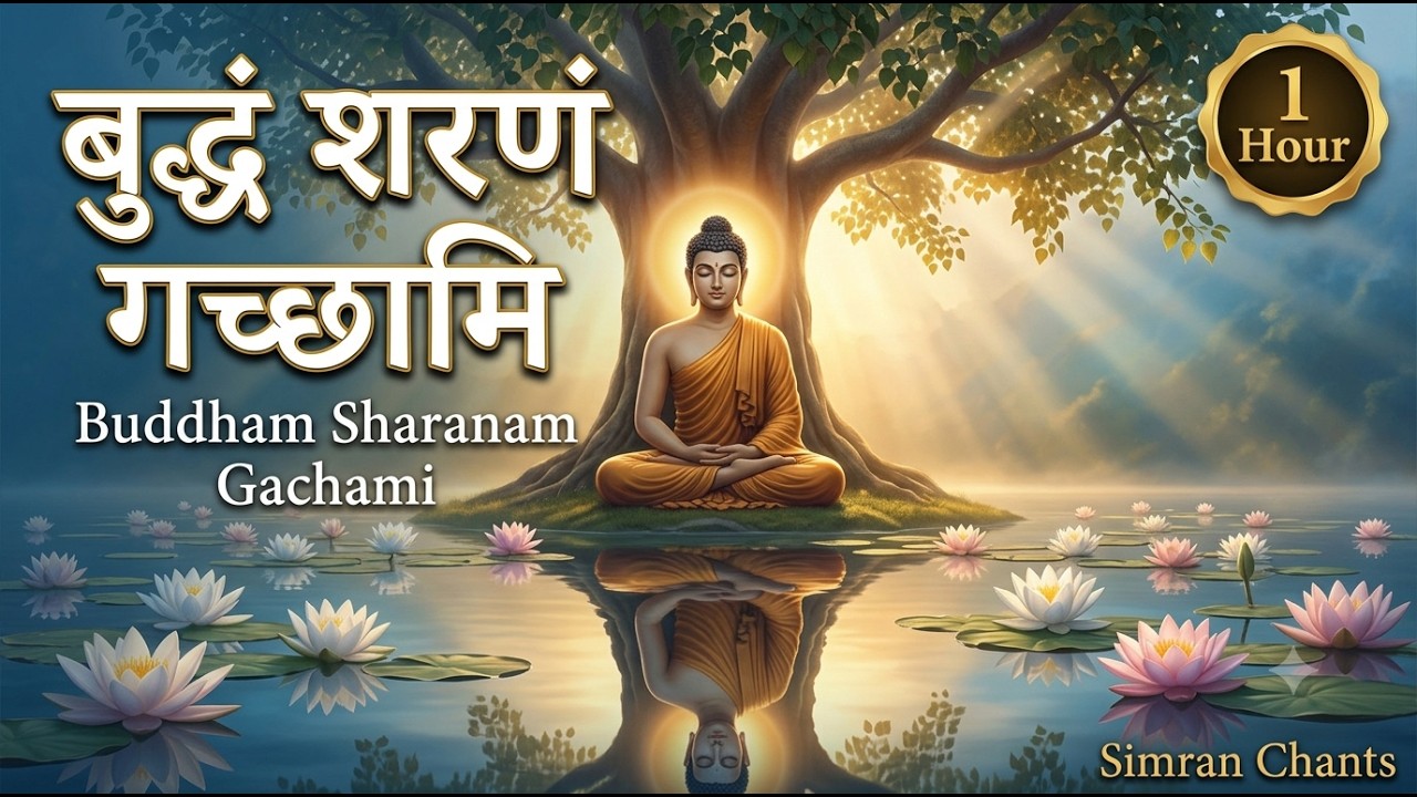 1 Hour Deep Zen: Buddham Saranam Gachami for Sleep & Anxiety Relief