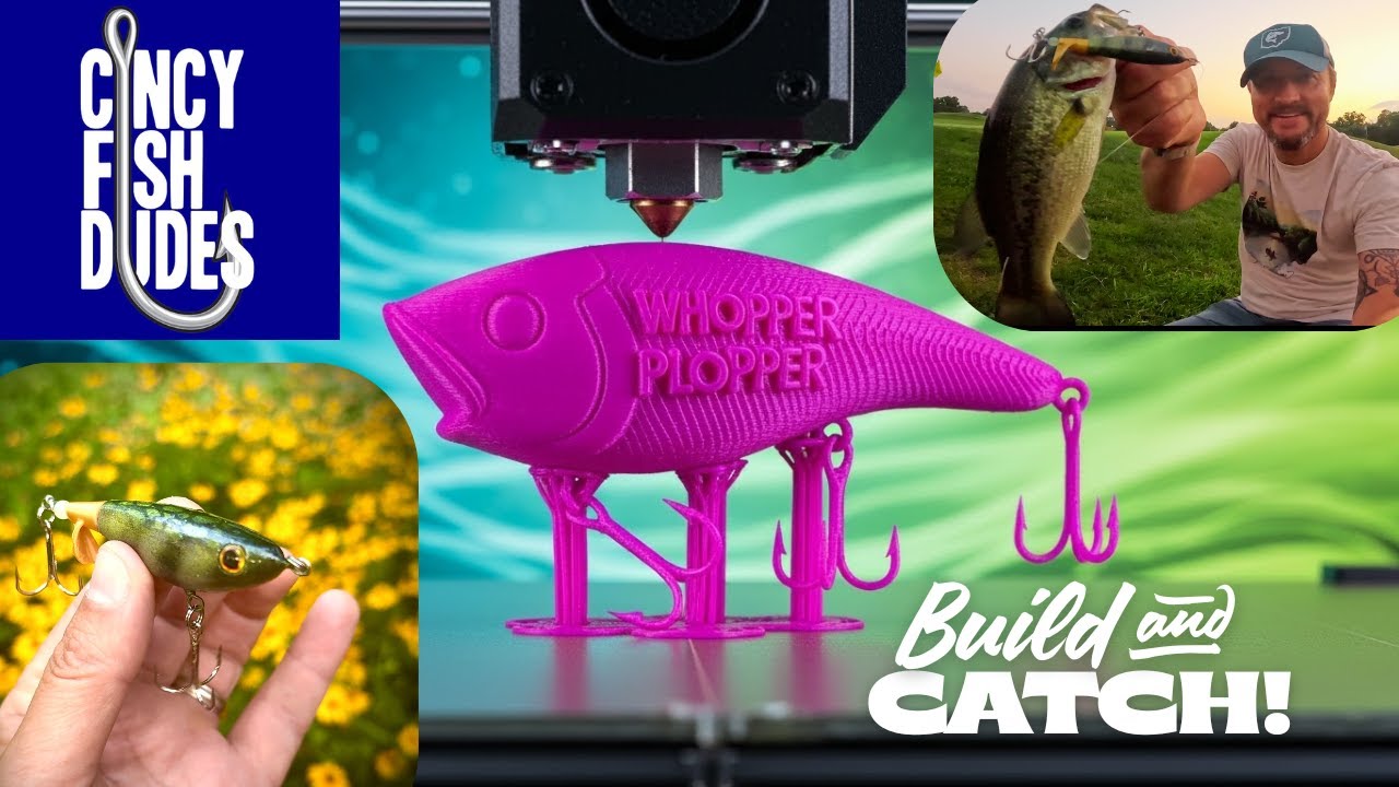 How to Make a 3D Printed Fishing Lure (Whopper Plopper)
