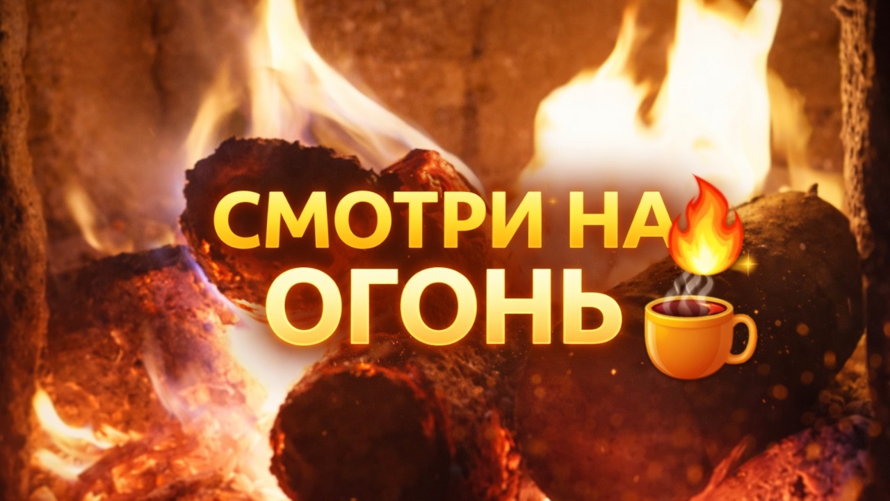 ЖИВОЙ ОГОНЬ В ПЕЧИ | Спокойствие, тепло и расслабление