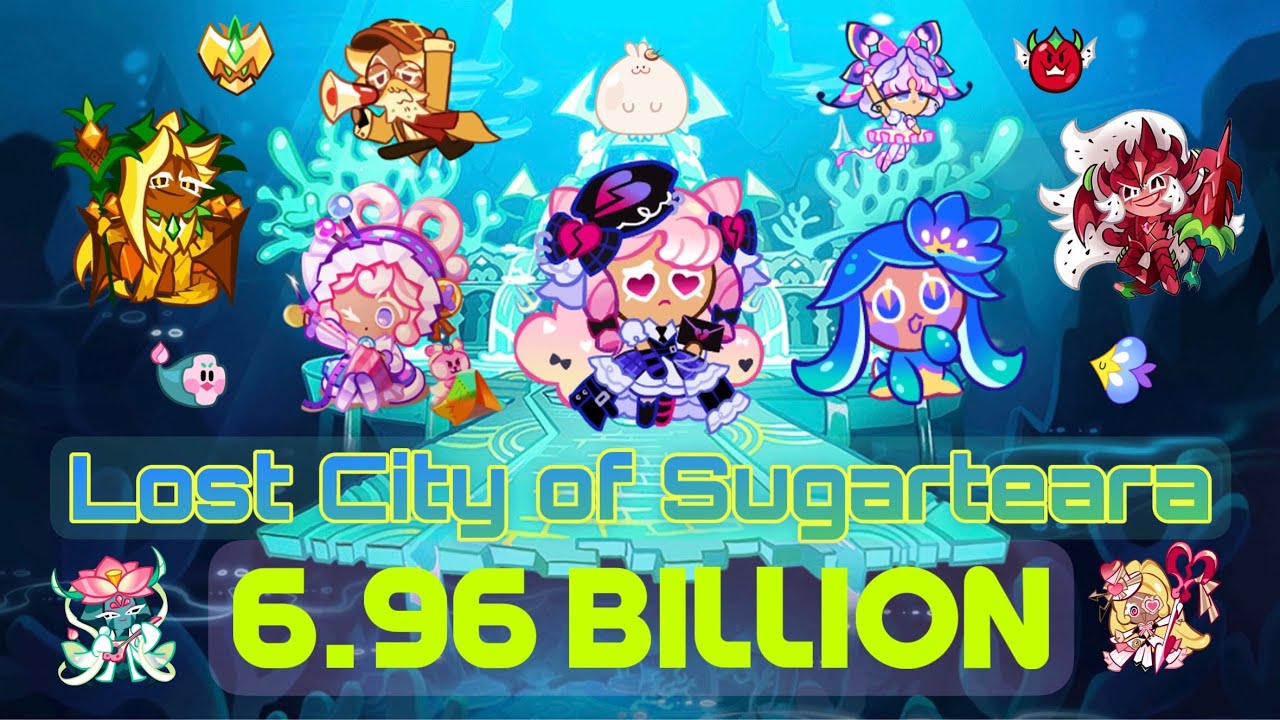 CookieRun OvenBreak | Breakout Lost City of Sugarteara 6.964B Full Run (Top 4th)  | GPZ