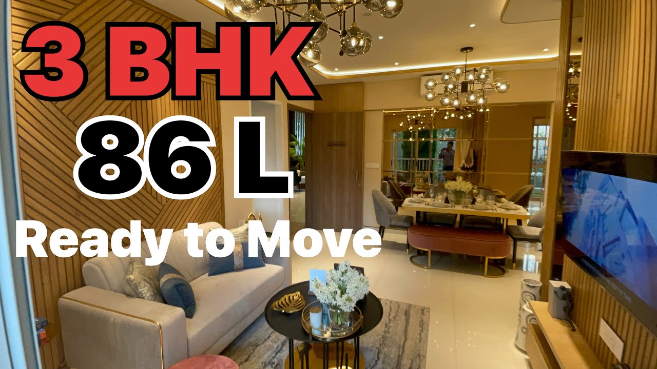 3 BHK || Thane || Mumbai || Ready to Move || RTMI || 86L|| Exclusive || Township||Under Construction