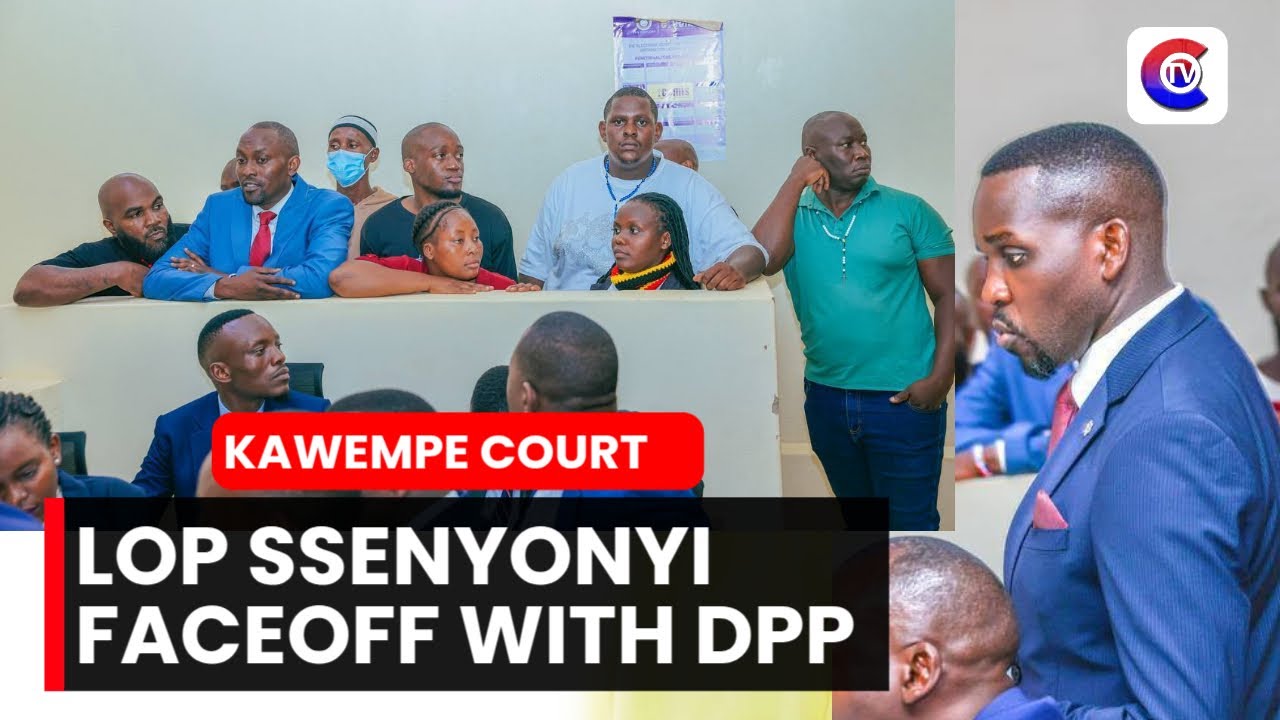 Drama in Kawempe Court: LOP Ssenyonyi and DPP Face Off Over 11 NUP Supporters