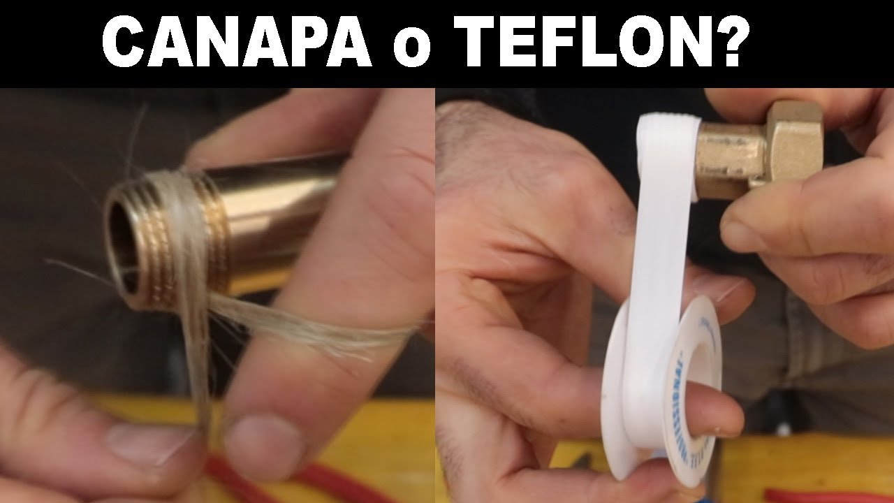 Canapa o Teflon? Idraulico per un giorno