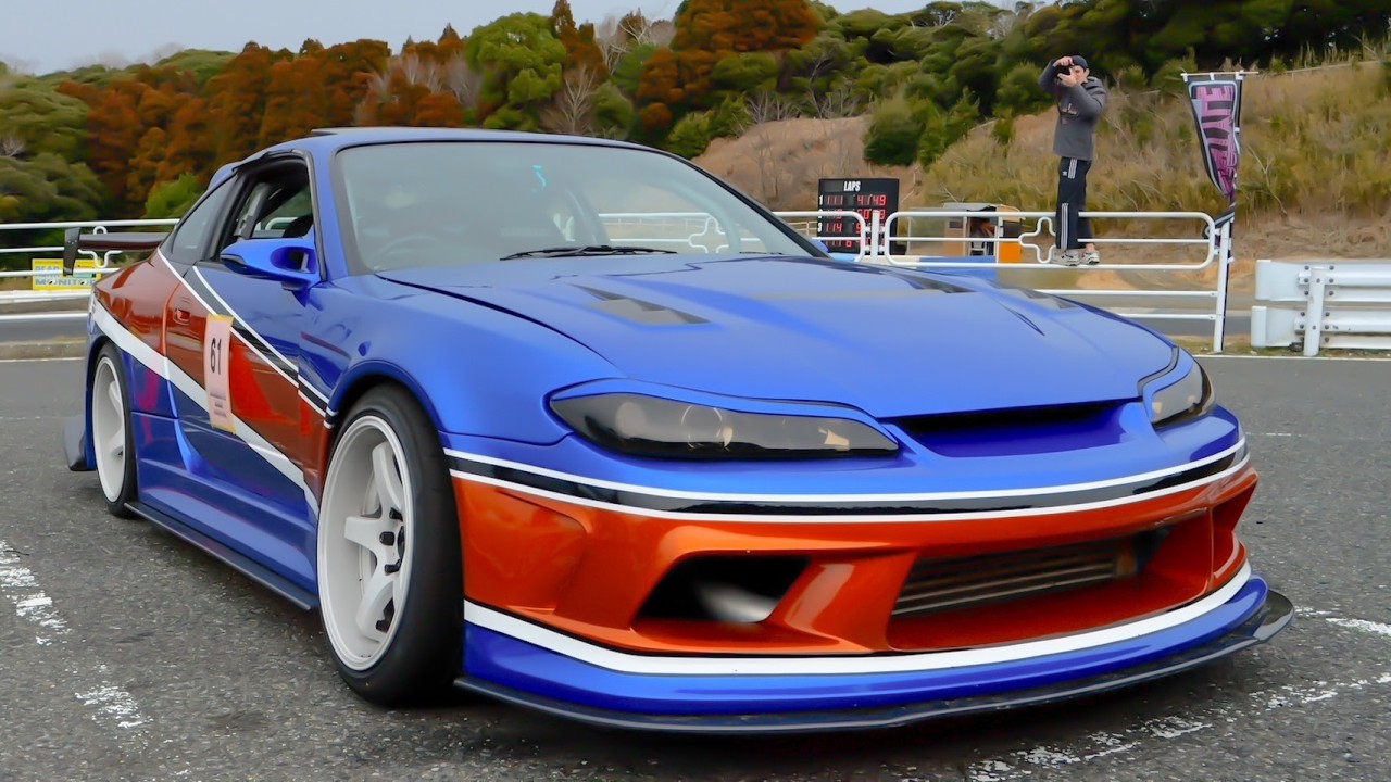 映画の見過ぎだろwww成金が乗る総額850万円のドリ車シルビアS15。550馬力SR20→RB25改26載替、TD06タービン、LINK制御、リアルワイスピモナリザ仕様。