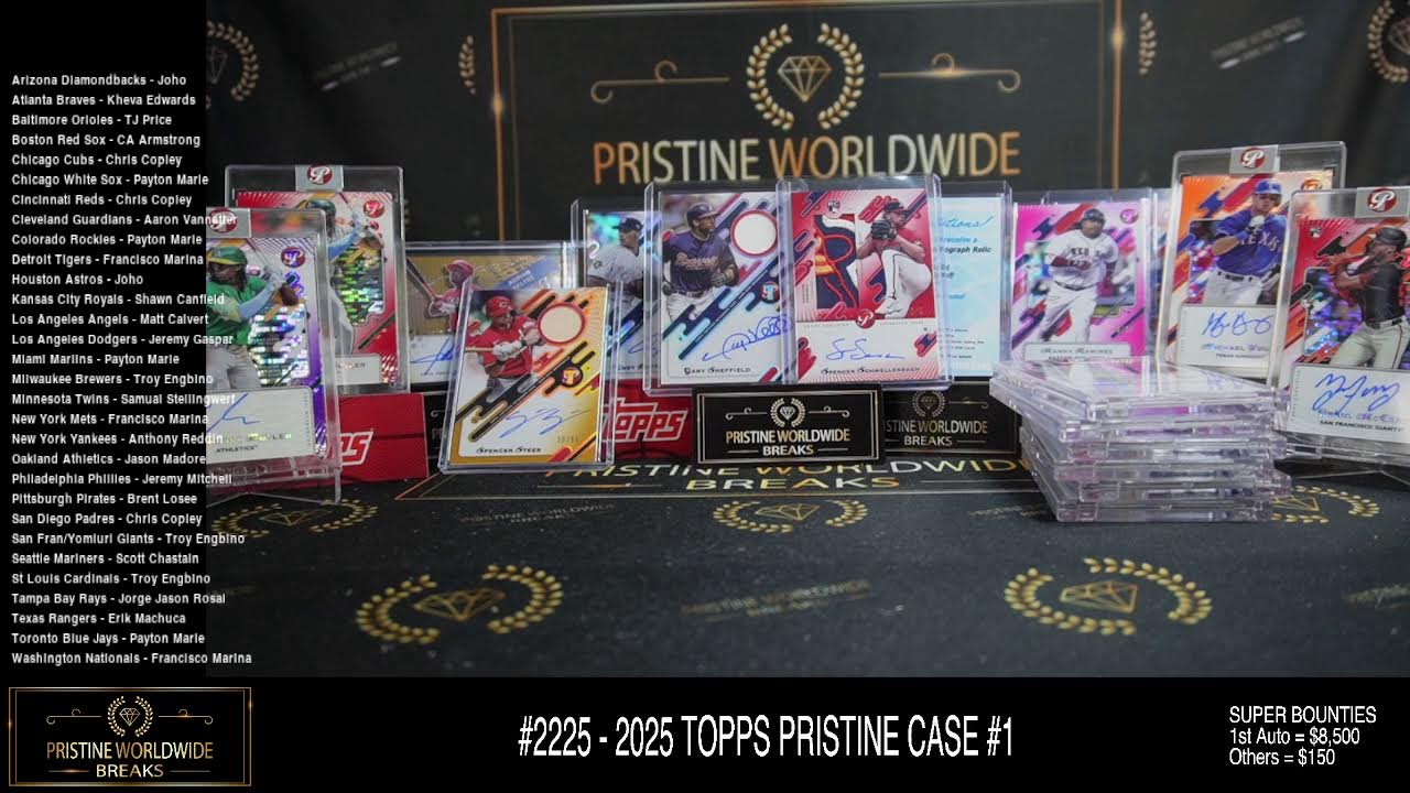 #2225 - 2025 TOPPS PRISTINE CASE #1