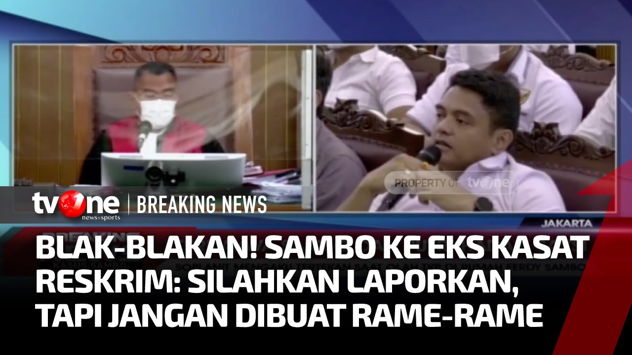 EKS Kasat Reskrim Polres Jaksel AKBP Ridwan Soplanit Mengaku Tertekan saat Olah TKP di Rumah Sambo