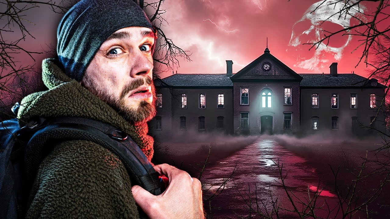 EINE NACHT in einer CREEPY HORROR KLINIK!😨Geisterjagd + Overnight