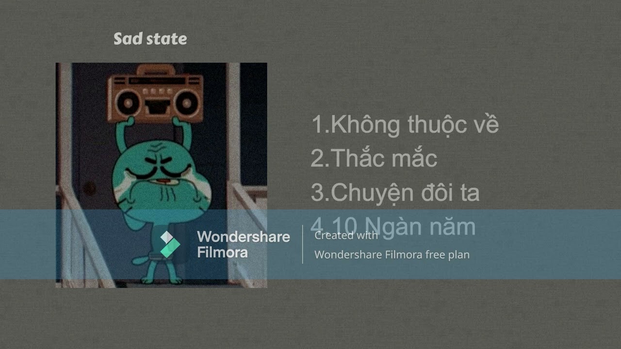 Trạng thái buồn/ Sad state