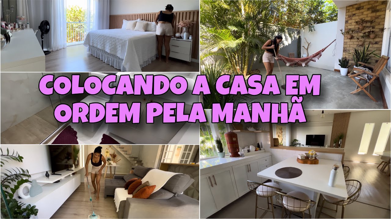 MANUTENÇÃO DA CASA - Uma manhã de segunda comigo LIDY ALMEIDA