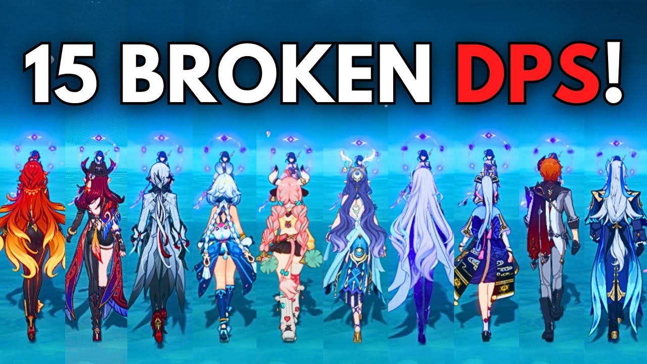 15 Broken DPS VS LAUMA!! F2P NUKE Showcase [ Genshin Impact ]