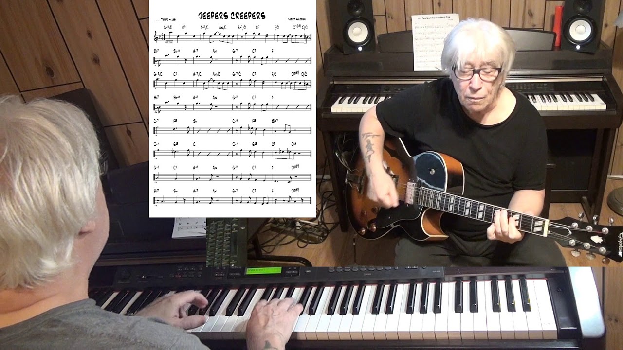 JEEPERS CREEPERS - Jazz guitar & piano cover ( Harry Warren )