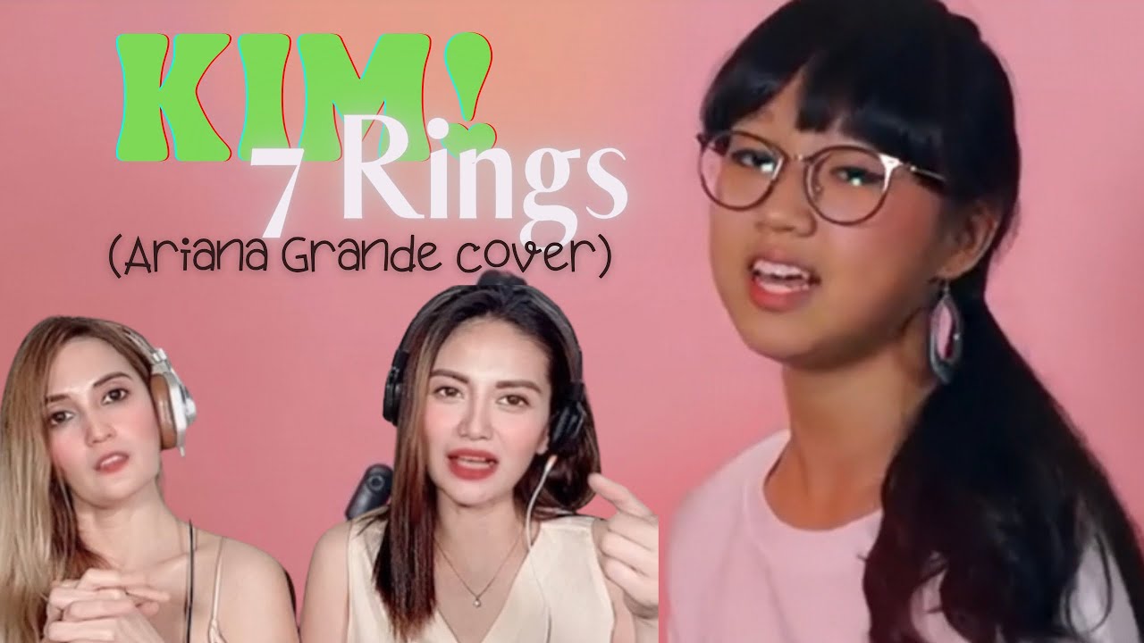 First time REAKSI to KIM! covering Ariana Grande’s “ 7 Rings “ || She’s really good! || 🦄🦄♥️♥️